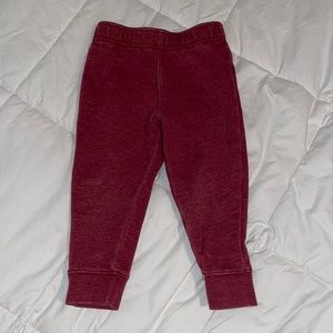 Heather red 2T joggers. Cat and Jack. Excellent condition!